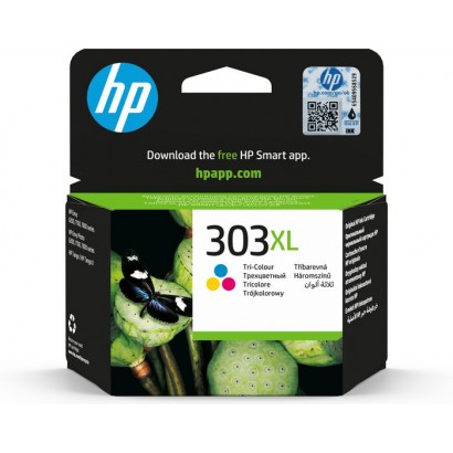 T6N03AE#UUS T6N03AEUUS HP 303XL High Yield Tri-color Original Ink Cartridge 190780571057, 190780571071, 190780571064