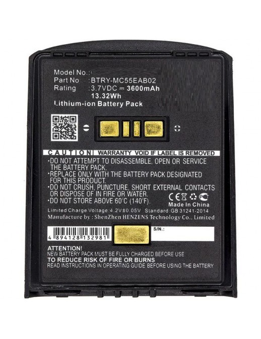 MBXPOS-BA0283 MBXPOS-BA0283 CoreParts Battery for ZEBRA Scanner 13.32Wh Li-ion 3.7V 3600mAh Black, MC55, MC5574, MC5590, MC55...
