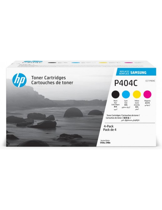 SU365A SU365A HP CLT-P404C 4-pack Black/Cyan/Magenta/Yellow Toner Cartridges CLT-P404C 1500 pagine