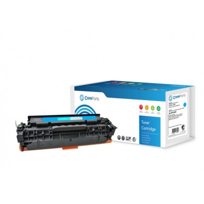 QI-HP1025C QI-HP1025C CoreParts Toner Cyan CF411A Pages: 2.300 Nordic Swan HP Color LaserJet Pro M452 (410A) Series CF411A HP