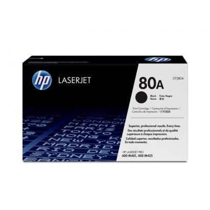 CF280A CF280A HP 80A Black Original LaserJet Toner Cartridge 383HPCF280A, 818981 886111144143