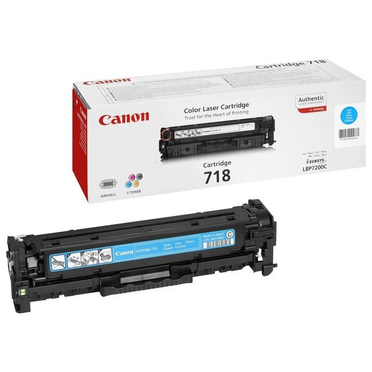 2661B002AA Canon Toner Cartridge 718 - Cyan 31CAN718C 2661B002AA 718C Canon