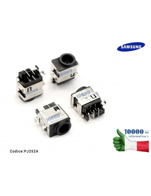 PJ252A Connettore DC Power Jack PJ252A SAMSUNG RV411 NC530 RV511 RV515 RV711 RF710 RV411 RC520 RC512