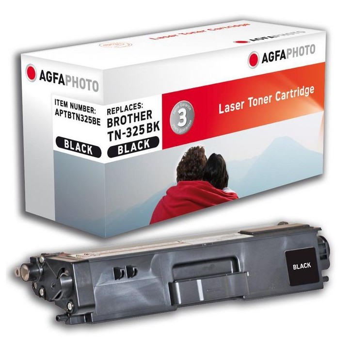 APTBTN325BE AgfaPhoto 4000 pages, Black TN325BK, TN-325 BK, APTBTN325BE 4000 pagine
