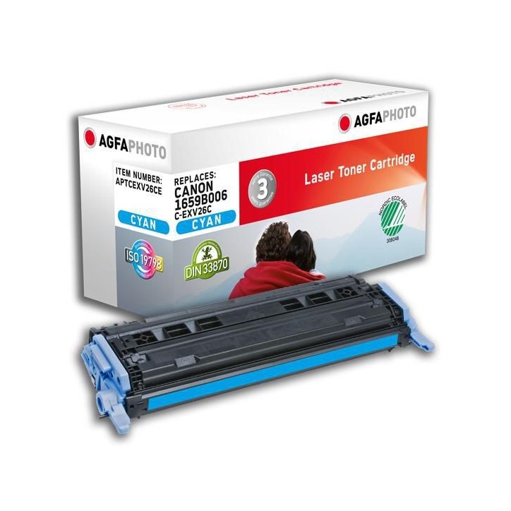 APTCEXV26CE AgfaPhoto 6000 page yield, f/Canon, Cyan Canon
