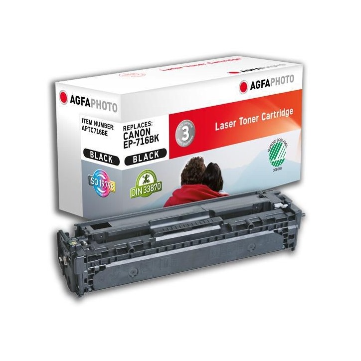 APTC716BE AgfaPhoto Black, 1400p, Canon LBP 5050 1
