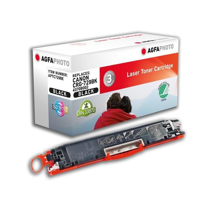 APTC729BE AgfaPhoto Black, 1200p, Canon LBP 7010/7018 1