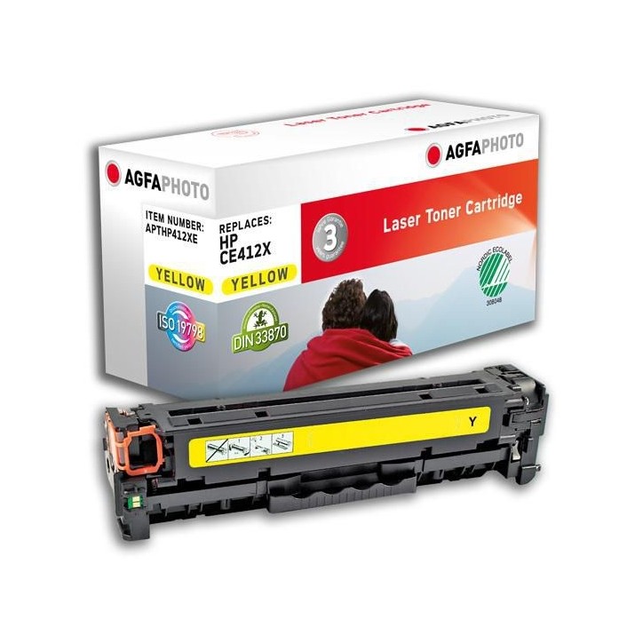 APTHP412XE AgfaPhoto 3200 page yield, f/HP, yellow HP