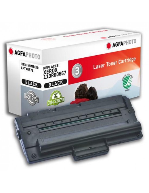 APTX667E APTX667E AgfaPhoto Xerox 113R00667, 3500 page yield, Black 1