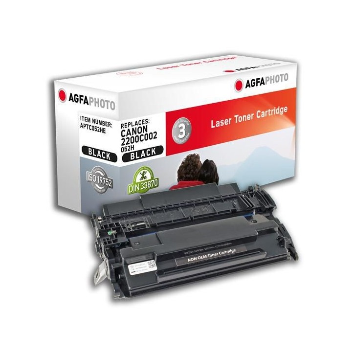 APTC052HE AgfaPhoto Canon 2200C002, 9200 page yield, Black 1