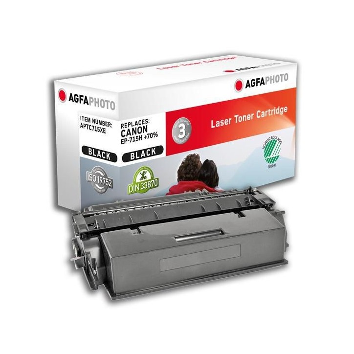 APTC715XE AgfaPhoto 12000 page yield, f/Canon, Black 1