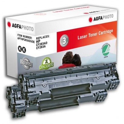 APTHP283ADUOE APTHP283ADUOE AgfaPhoto Toner 2x Black 1500 pagine