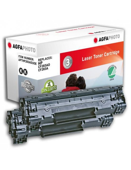 APTHP283ADUOE APTHP283ADUOE AgfaPhoto Toner 2x Black 1500 pagine