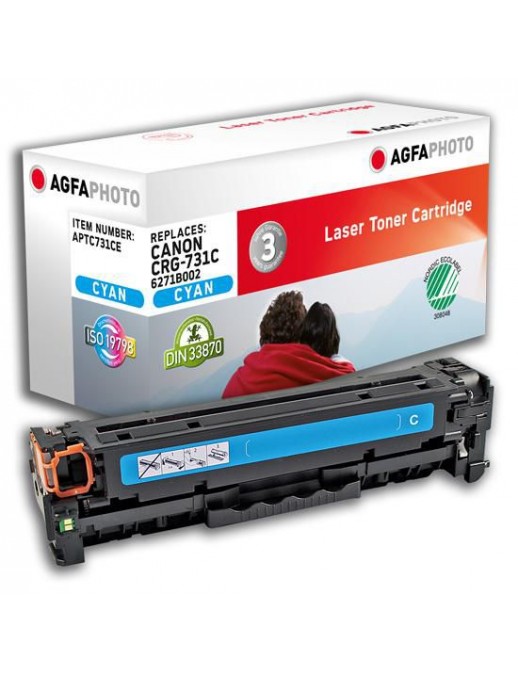 APTC731CE APTC731CE AgfaPhoto Toner Cartridge for Canon i-SENSYS LBP7100CN/7110CW, 1500 pages, Cyan Canon