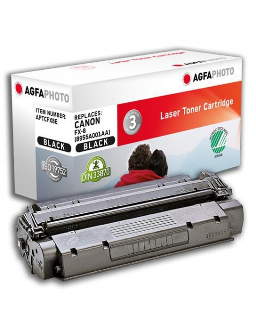 APTCFX8E APTCFX8E AgfaPhoto 3500 page yield, f/Canon, Black 1
