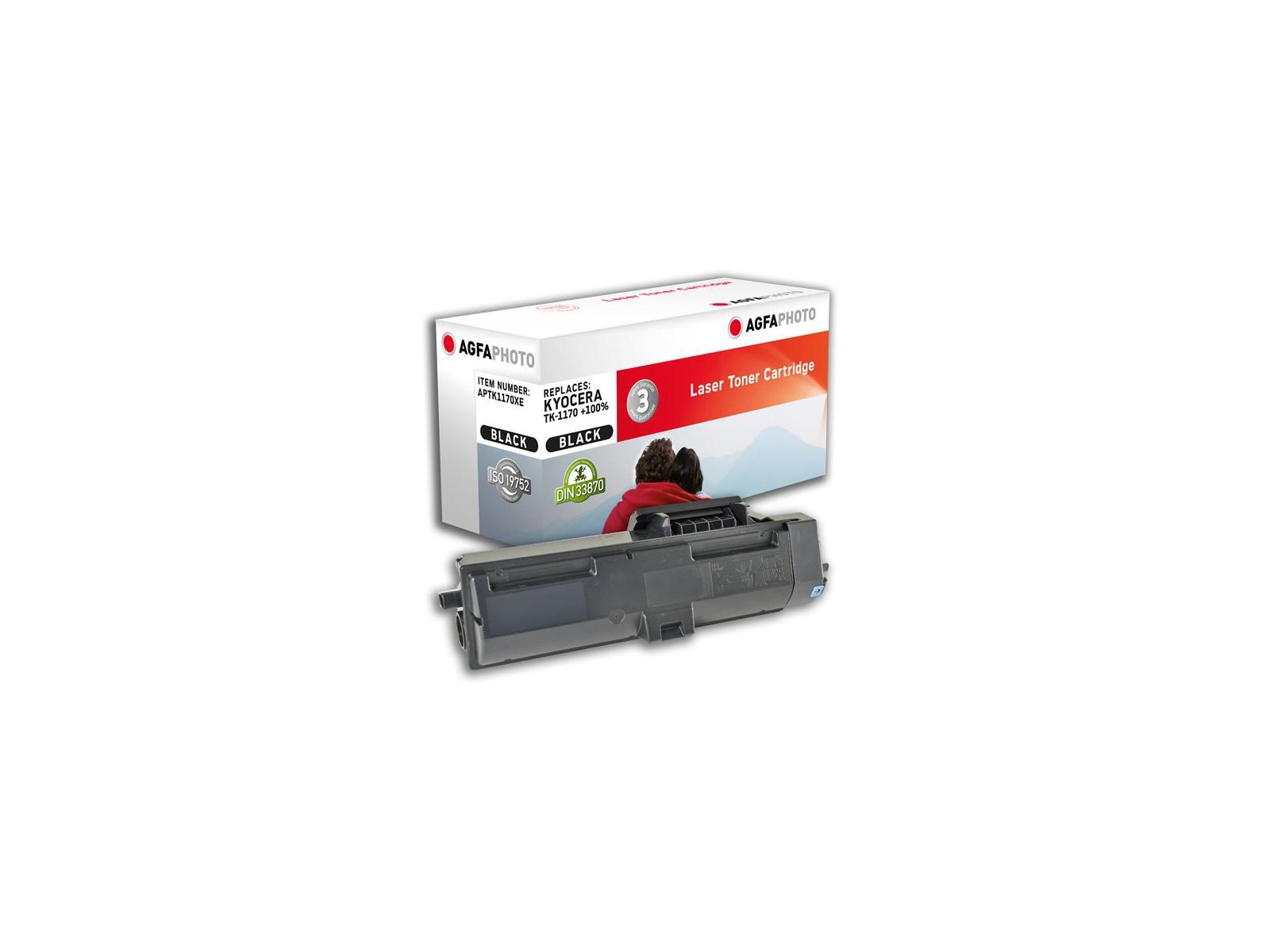 APTK1170XE APTK1170XE AgfaPhoto Toner Cartridge for Kyocera ECOSYS M2040dn, Black, 14400 pages 1