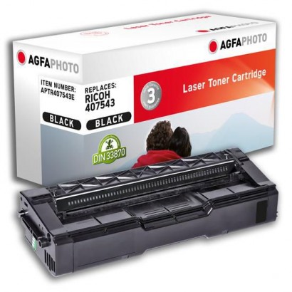 APTR407543E APTR407543E AgfaPhoto Toner Cartridge for Ricoh Aficio SP C250SF, Black, 1600 pages 1