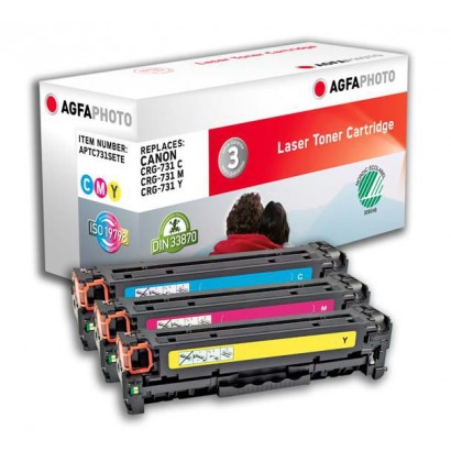 APTC731SETE APTC731SETE AgfaPhoto Toner C/M/Y Canon