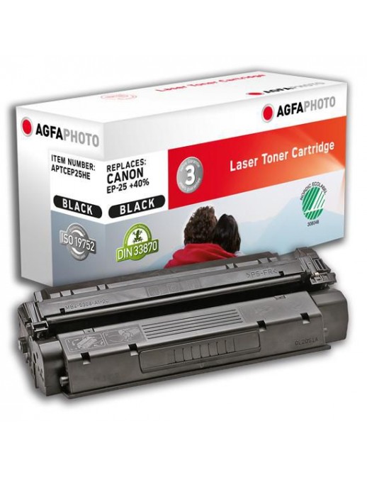APTCEP25HE APTCEP25HE AgfaPhoto 3500 page yield, f/Canon, Black 1