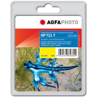 APHP711Y APHP711Y AgfaPhoto Yellow, 30ml, HP DesignJet T120/T520 HP