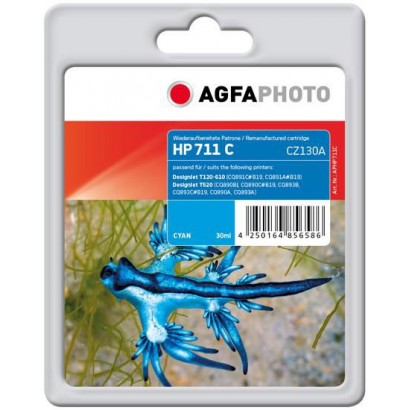 APHP711C APHP711C AgfaPhoto Cyan, 30ml, HP DesignJet T120/T520 HP