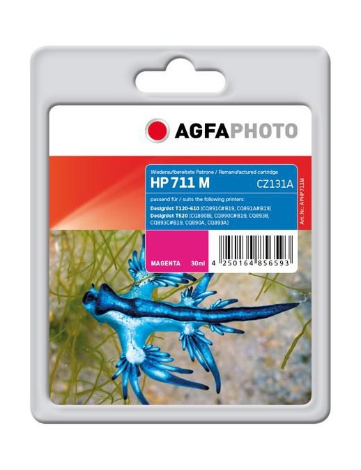 APHP711M APHP711M AgfaPhoto Magenta, 30ml, HP DesignJet T120/T520 HP