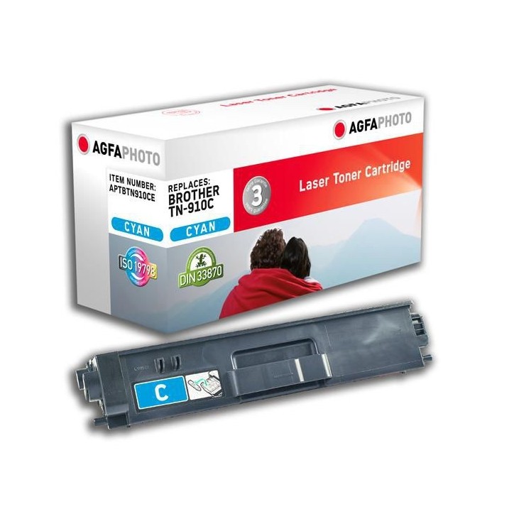 APTBTN910CE AgfaPhoto Toner Cyan 9000 pagine