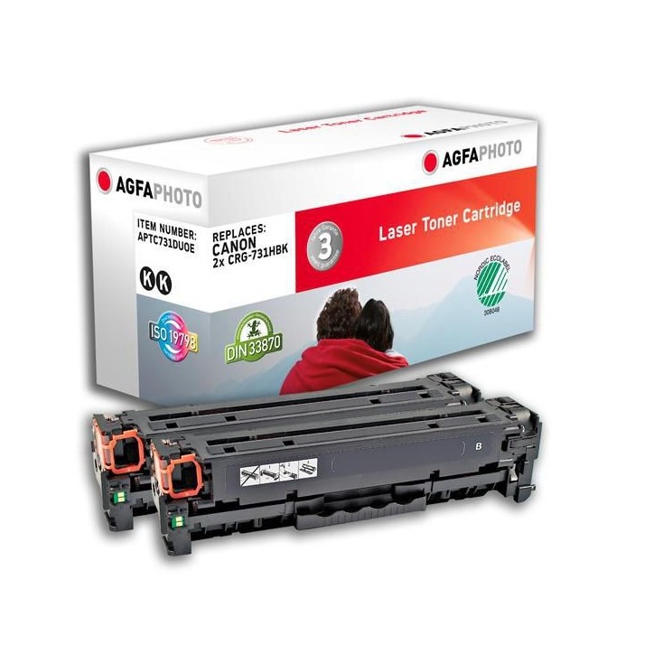 APTC731DUOE AgfaPhoto Toner 2x Black 2