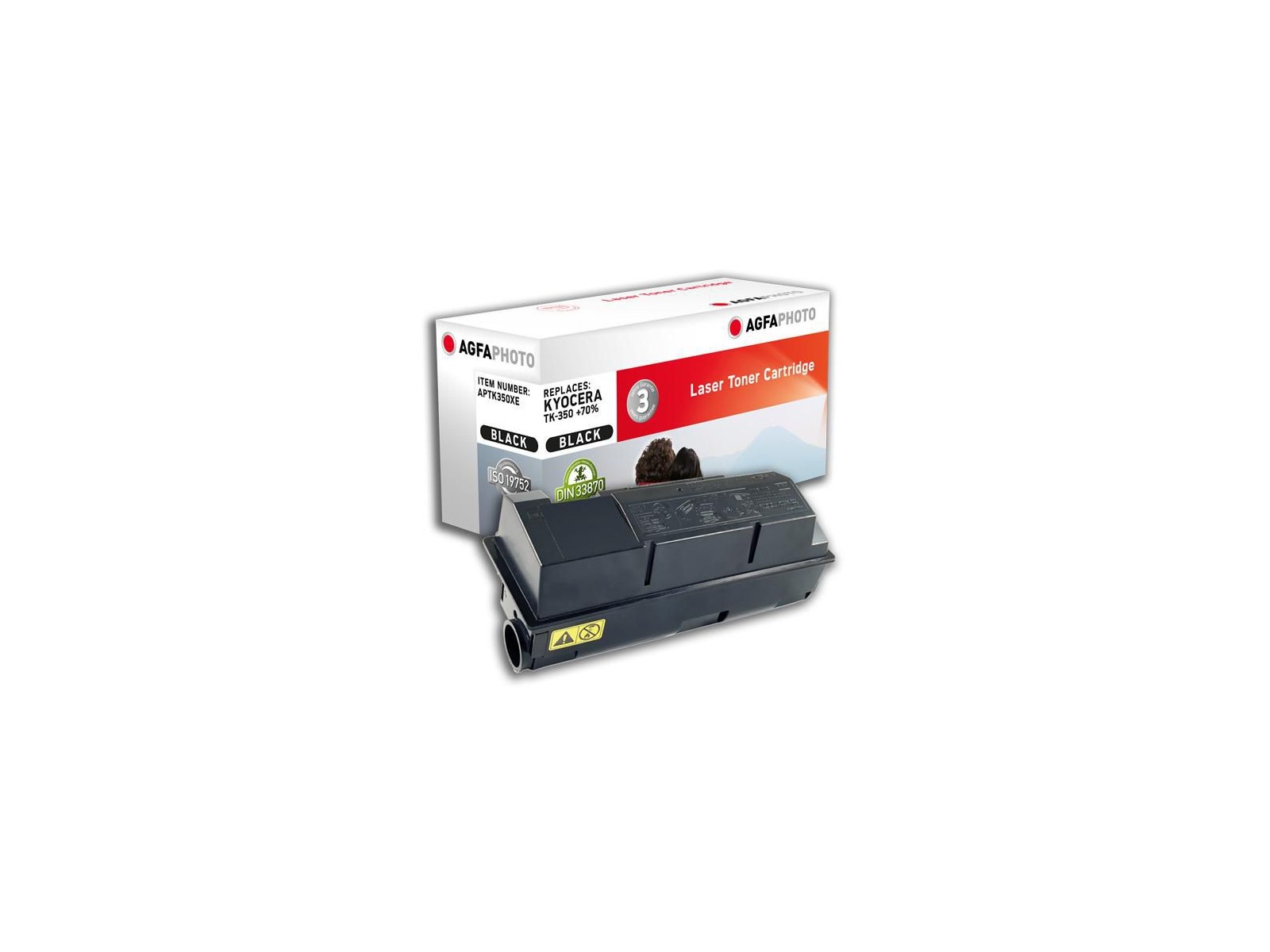 APTK350XE APTK350XE AgfaPhoto 25500 page yield, f/Kyocera, Black 1