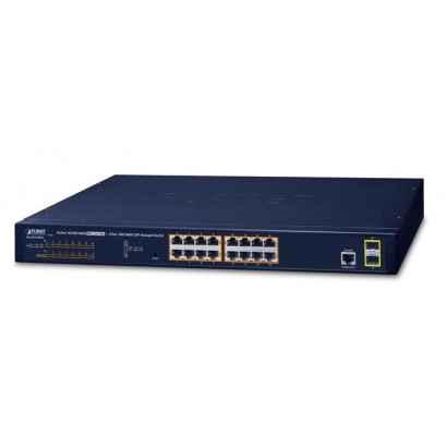 GS-4210-16P2S GS-4210-16P2S Planet 16-Port 10/100/1000T 802.3at PoE + 2-Port 100/1000X SFP Managed Switch FCC Part 15 Class A...