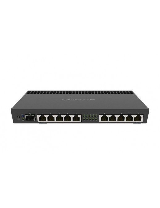 RB4011IGS+RM RB4011IGS+RM MikroTik 10 x Gigabit LAN, 1 x SFP+, Quad Core CPU (1.4 GHz), RouterOS, 1GB (RAM), 512MB (ROM), PoE...