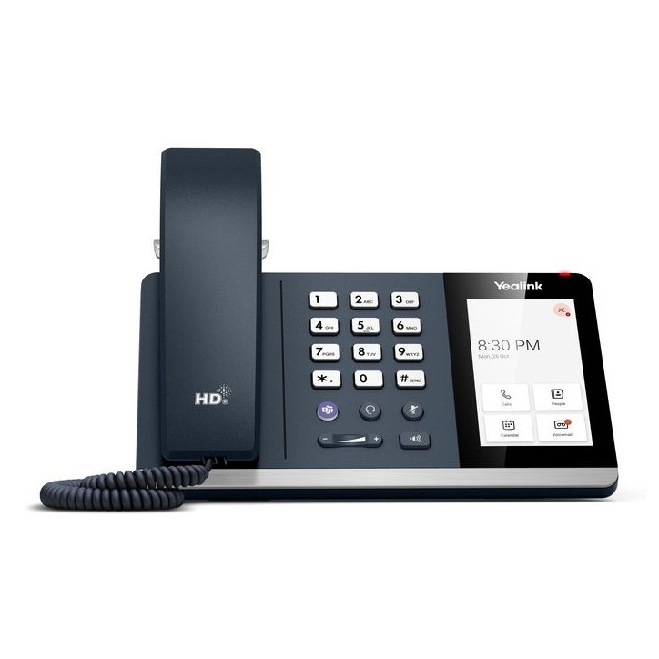 1301215 Yealink 4" Touch LCD 800 x4 80, 2x RJ-45, 2x USB, 2x RJ9, Android 13.0