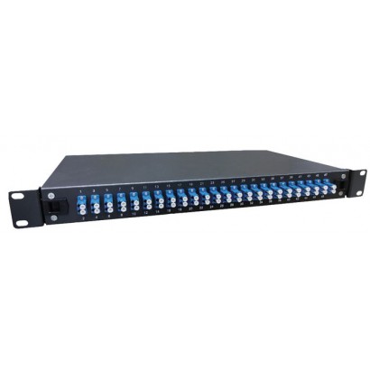 LVO233845 LVO233845 Lanview 24-Port Fibre patch panel mounted with 24 x LC duplex Single Mode connectors