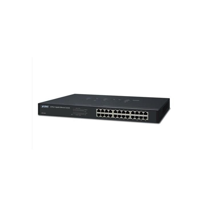 GSW-2401 Planet 24-Port 10/100/1000BASE-T Gigabit Ethernet Switch FCC Part 15 Class A, CE