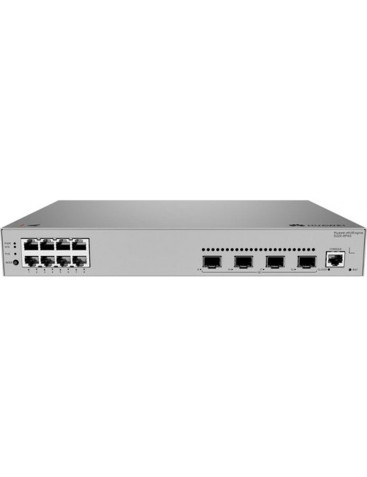S220-8P4S S220-8P4S HUAWEI eKit 8*10/100/1000BASE-T ports(125W PoE+),4*GE SFP ports, AC power NONE - Only use for non-battery...