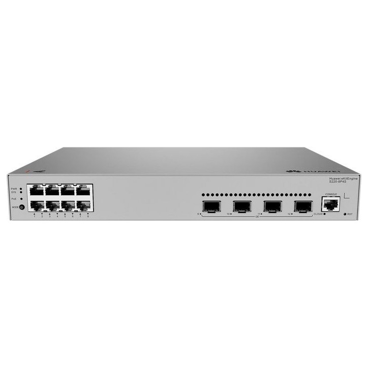 S220-8P4S HUAWEI eKit 8*10/100/1000BASE-T ports(125W PoE+),4*GE SFP ports, AC power NONE - Only use for non-battery items