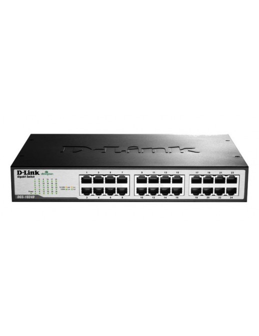 DGS-1024D/E DGS-1024D/E D-Link 24-Port 10/100/1000 Gigabit Switch, Rackmount/Desktop 14249 8000 voci