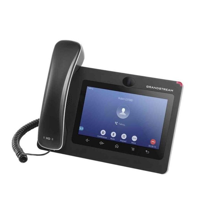 GXV3370 Grandstream 7" 1024 x 600 TFT LCD, Camera, Bluetooth, Wi-Fi, 10/100/1000 Mbps, PoE, Android 7