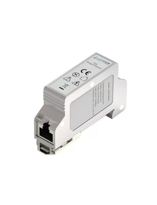 LVRDIN-POE-SP LVRDIN-POE-SP Lanview LVRDIN-POE-SP is single-port PoE surge protector,which has 1 input port and 1 output port...