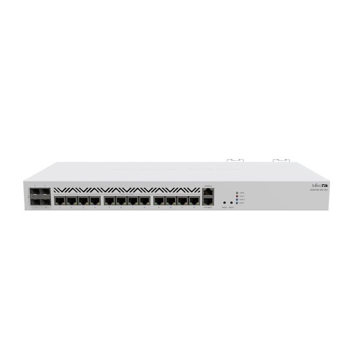 CCR2116-12G-4S+ MikroTik ARM, AL73400, 2 GHz, 16 GB DDR4 RAM, 128MB NAND, RouterOS, 72W CE/RoHS