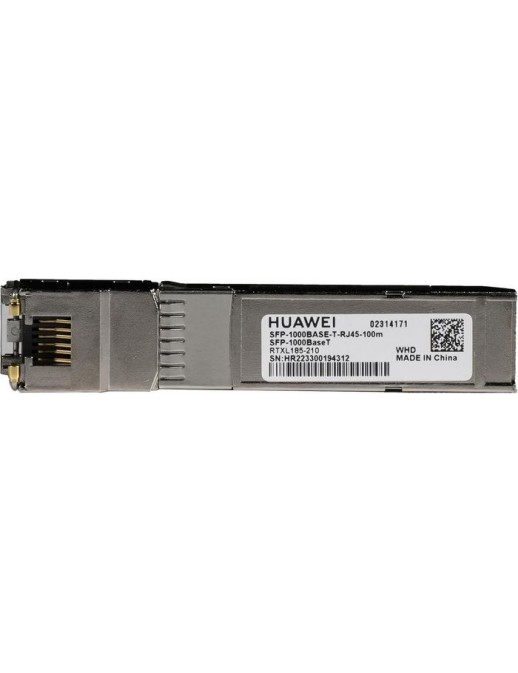 SFP-1000BASET SFP-1000BASET HUAWEI eKit SFP, RJ-45, Gigabit Ethernet, 100m 02314171 NONE - Only use for non-battery items