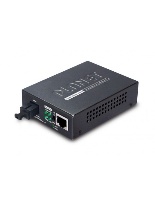 GT-806A15 GT-806A15 Planet 10/100/1000Base-T to 1000Base-LX (WDM) Media Converter TX:1310nm~15km FCC, CE