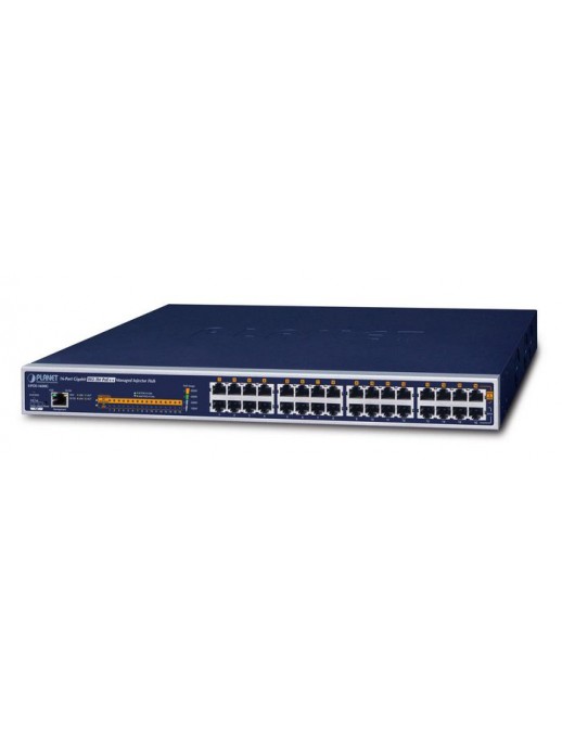 UPOE-1600G UPOE-1600G Planet 16 x RJ45, PoE/PoE+, MDI/MDI-X, 10/100/1000BASE-T, 100-240 V, 50 - 60 Hz, 8 A, 3 x fan, 440 x 30...