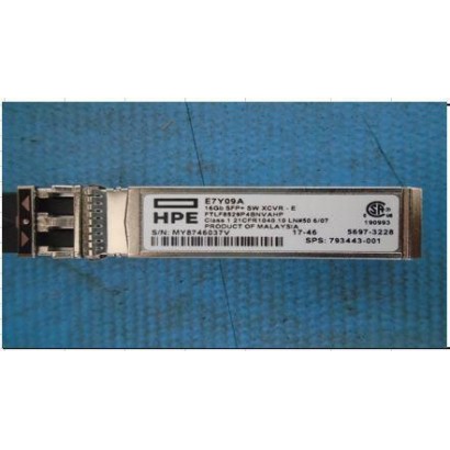 793443-001 793443-001 Hewlett Packard Enterprise 16Gb Fibre Channel Short Wave SFP+ transceiver, 850 nm wavelength, 100m rang...