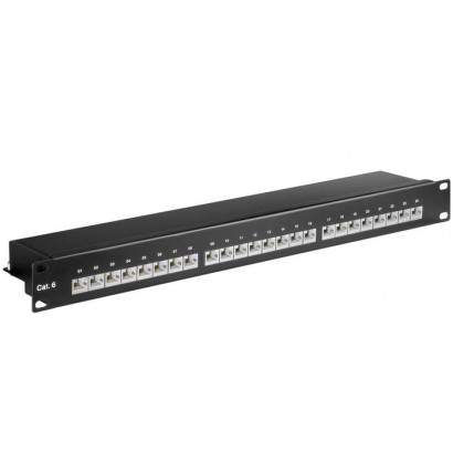 PP-014 PP-014 MicroConnect 19", CAT6, 24 port Rack mounting