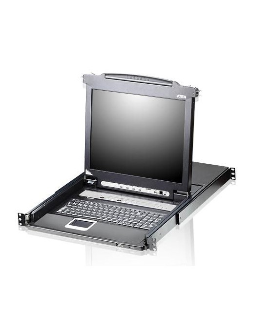 CL5708M-CH CL5708M-CH Aten 8-Port PS/2-USB VGA Single Rail LCD KVM Switch, 17", CH
