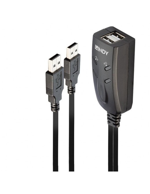 32165 32165 Lindy 2 Port USB KM Switch 874751 1,1 m