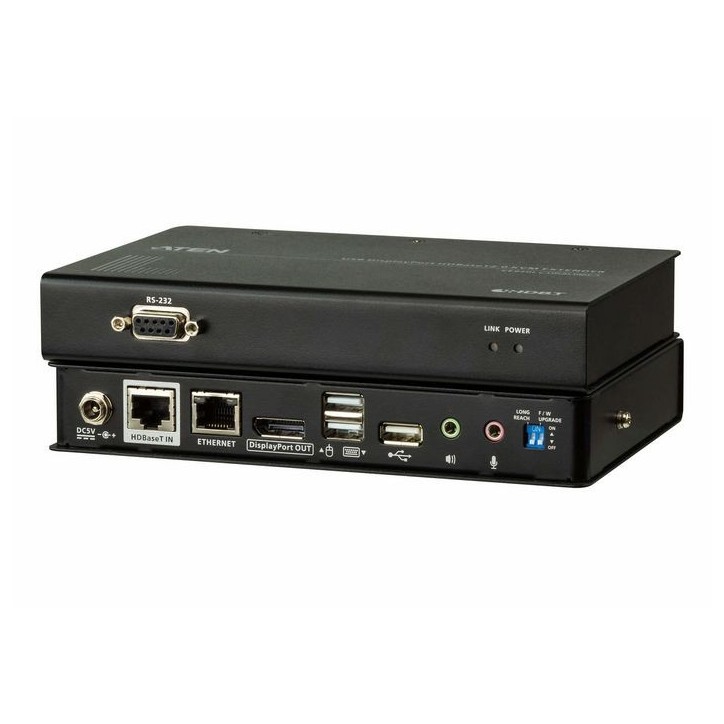 CE920-ATA-G Aten USB DisplayPort HDBaseT™ 2.0 KVM Extender (4K@100 m) Cat5e/Cat6/Cat6a