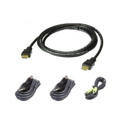 2L-7D02UHX4 2L-7D02UHX4 Aten 1.8M USB HDMI Secure KVM Cable Kit 2L-7D02UHX4 NONE - Only use for non-battery items