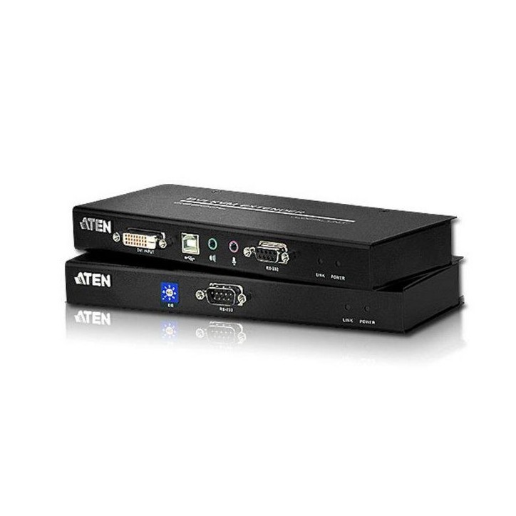 CE600-A7-G Aten USB DVI KVM Extender with Audio and RS-232 (60m)